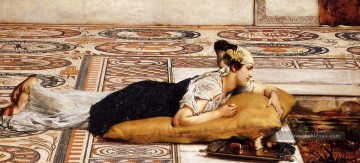 Eau Animaux Romantiques Sir Lawrence Alma Tadema Peinture à l'huile